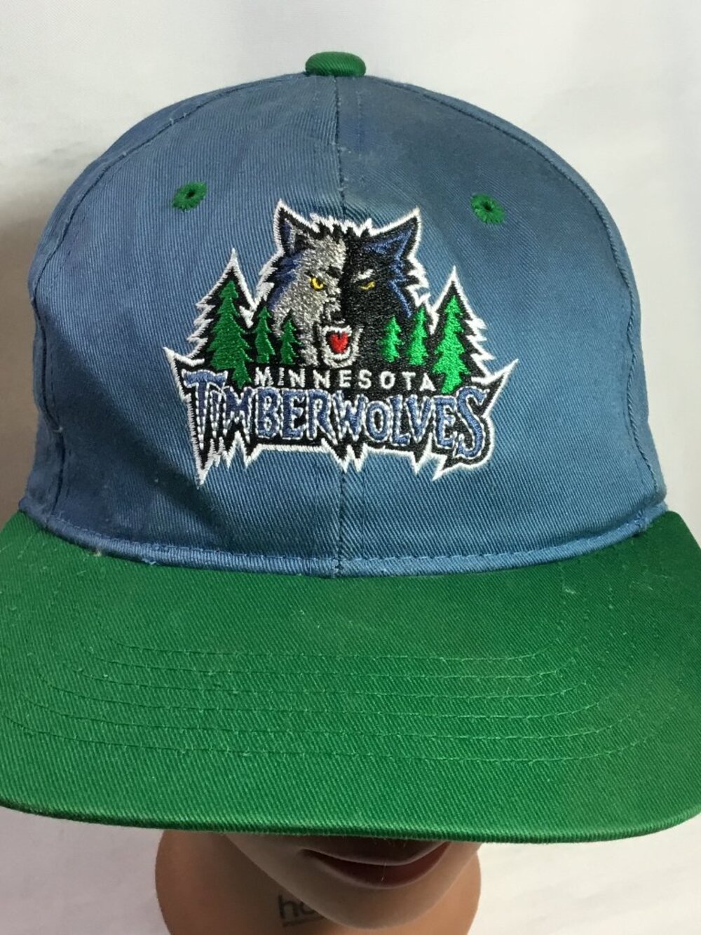 Vintage Minnesota Timberwolves Basketball Hat Twins Enterprise NBA Strapback Cap